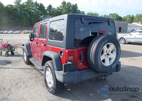 2013 Jeep Wrangler Unlimited Sport из США, поврежденный, VIN 1C4BJWDGXDL503765